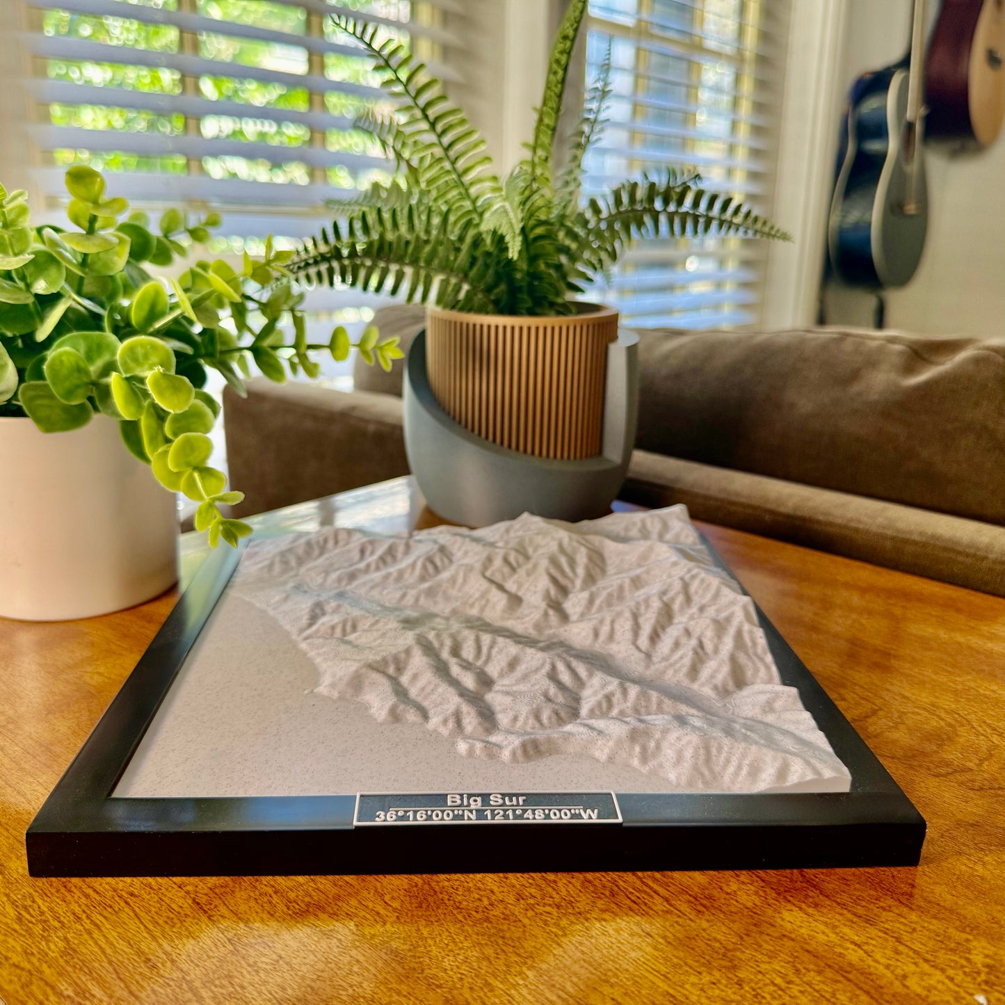 Big Sur National Park 3D Topographic Model