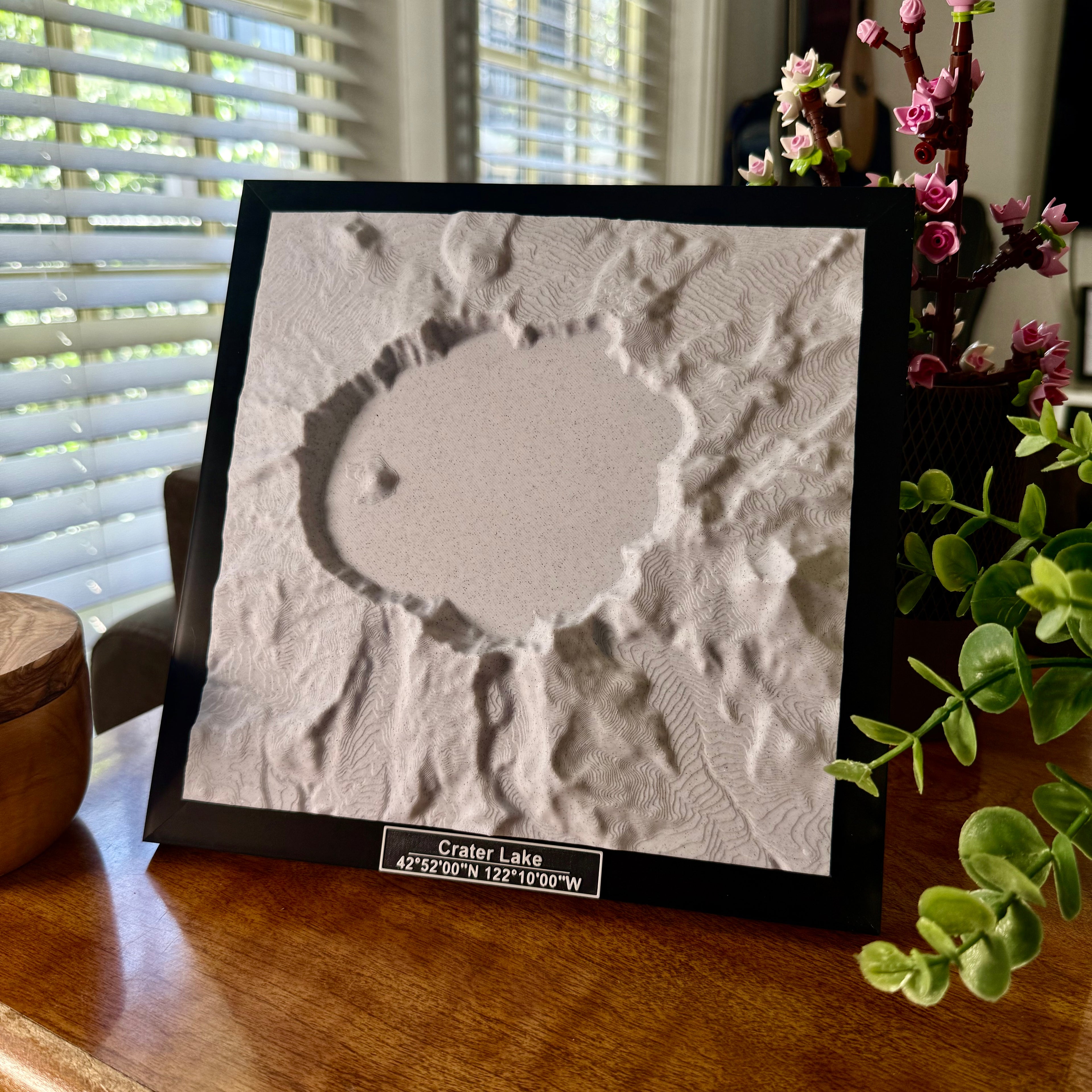 Crater Lake National Park 3D Topographic Model