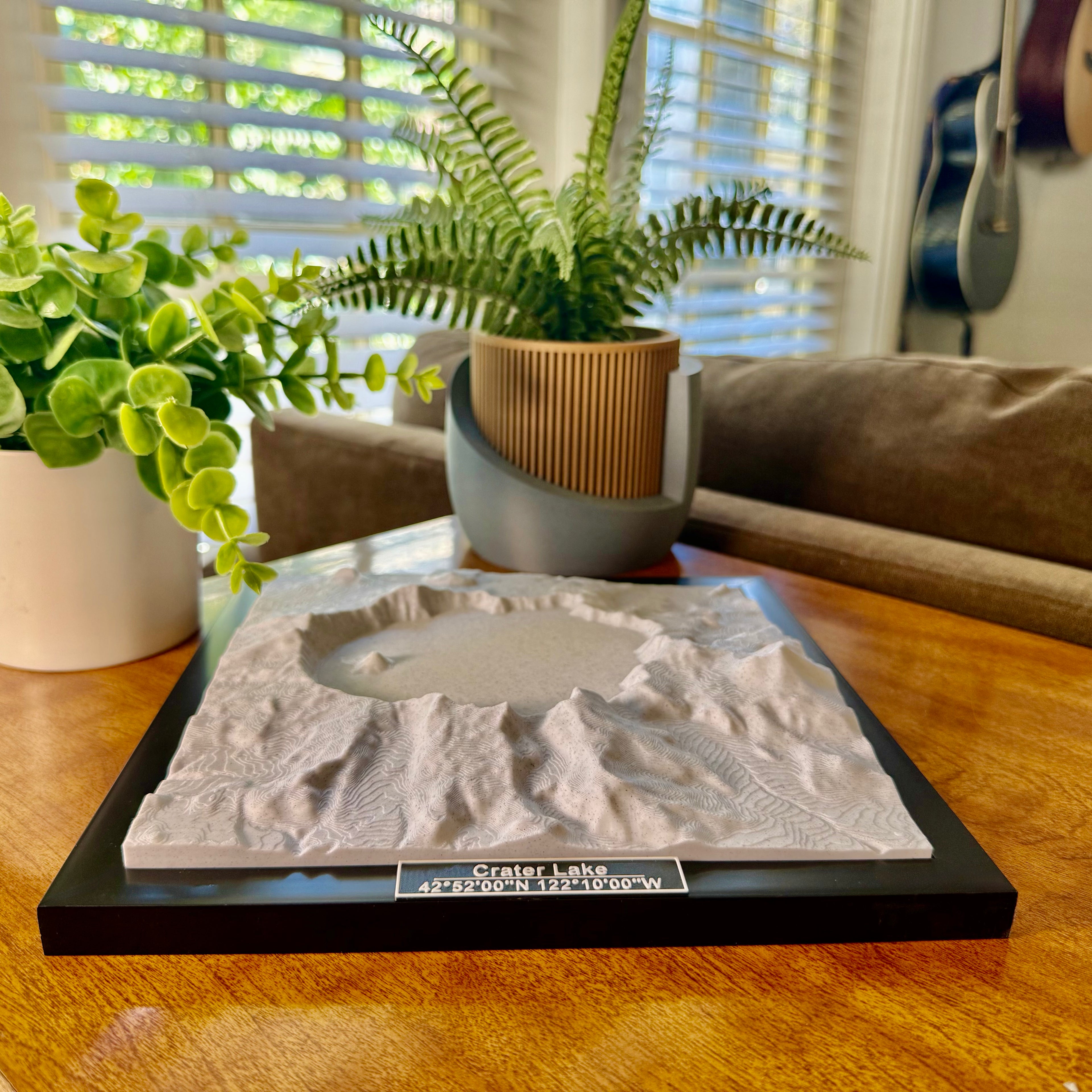 Crater Lake National Park 3D Topographic Model