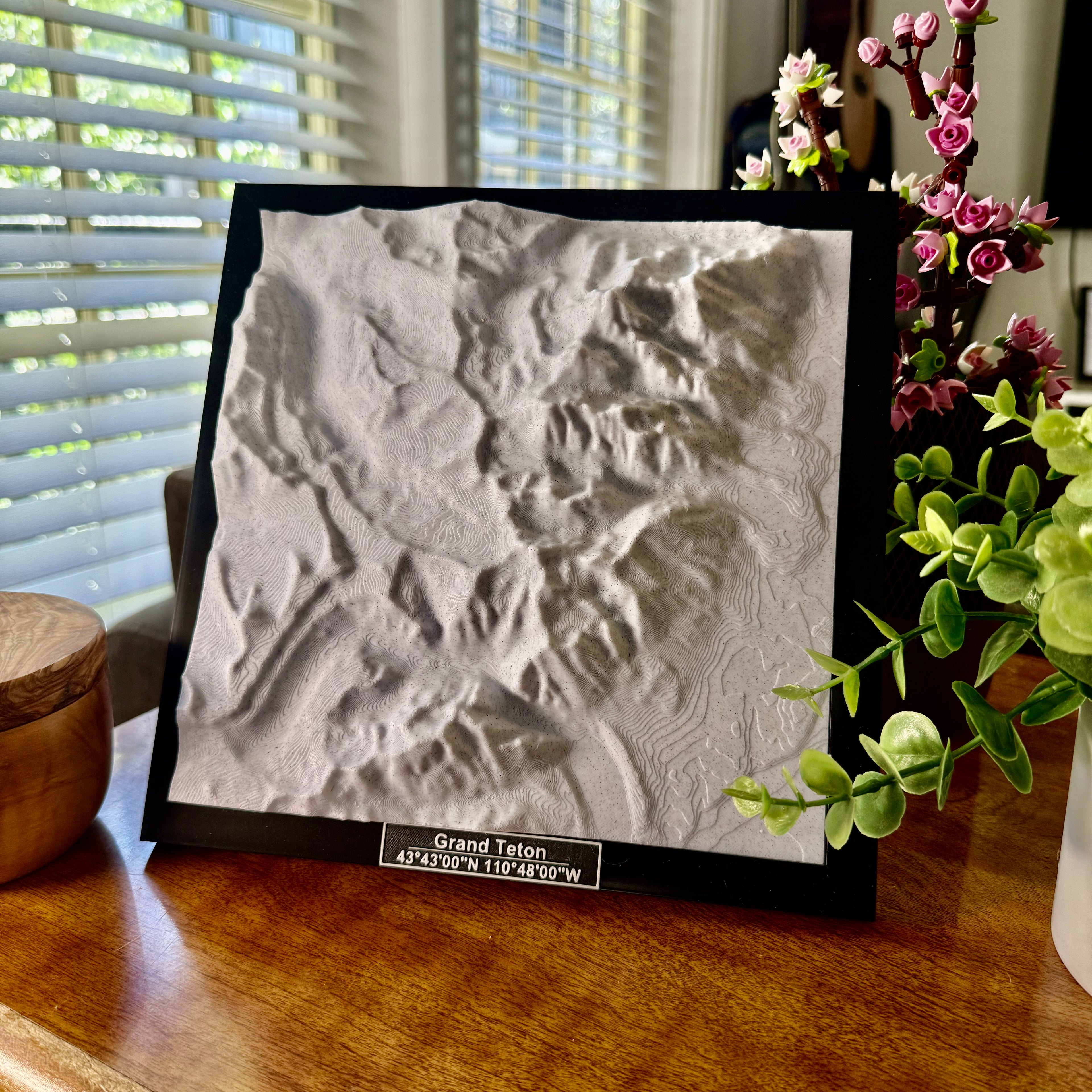 Grand Teton National Park 3D Topographic Model