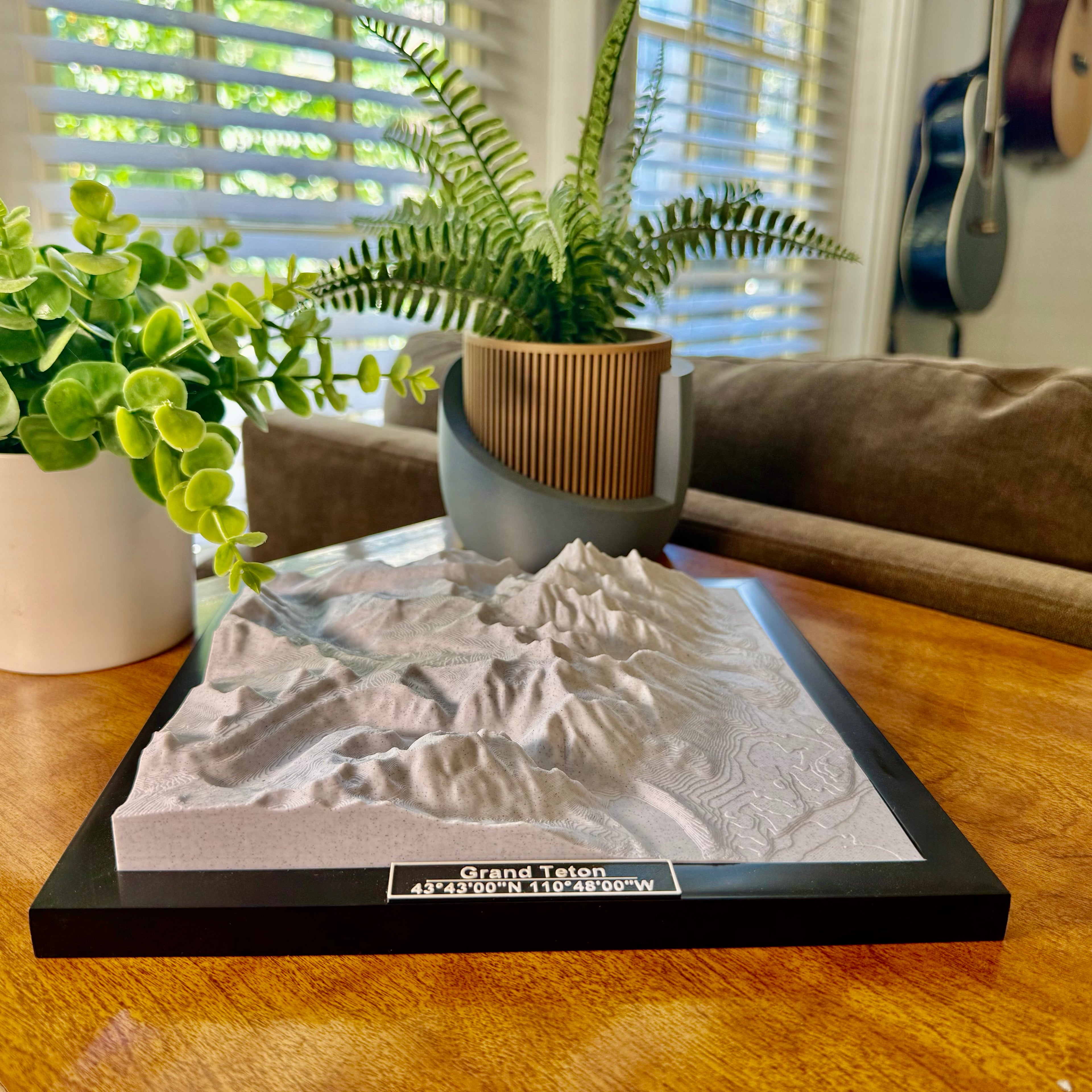 Grand Teton National Park 3D Topographic Model