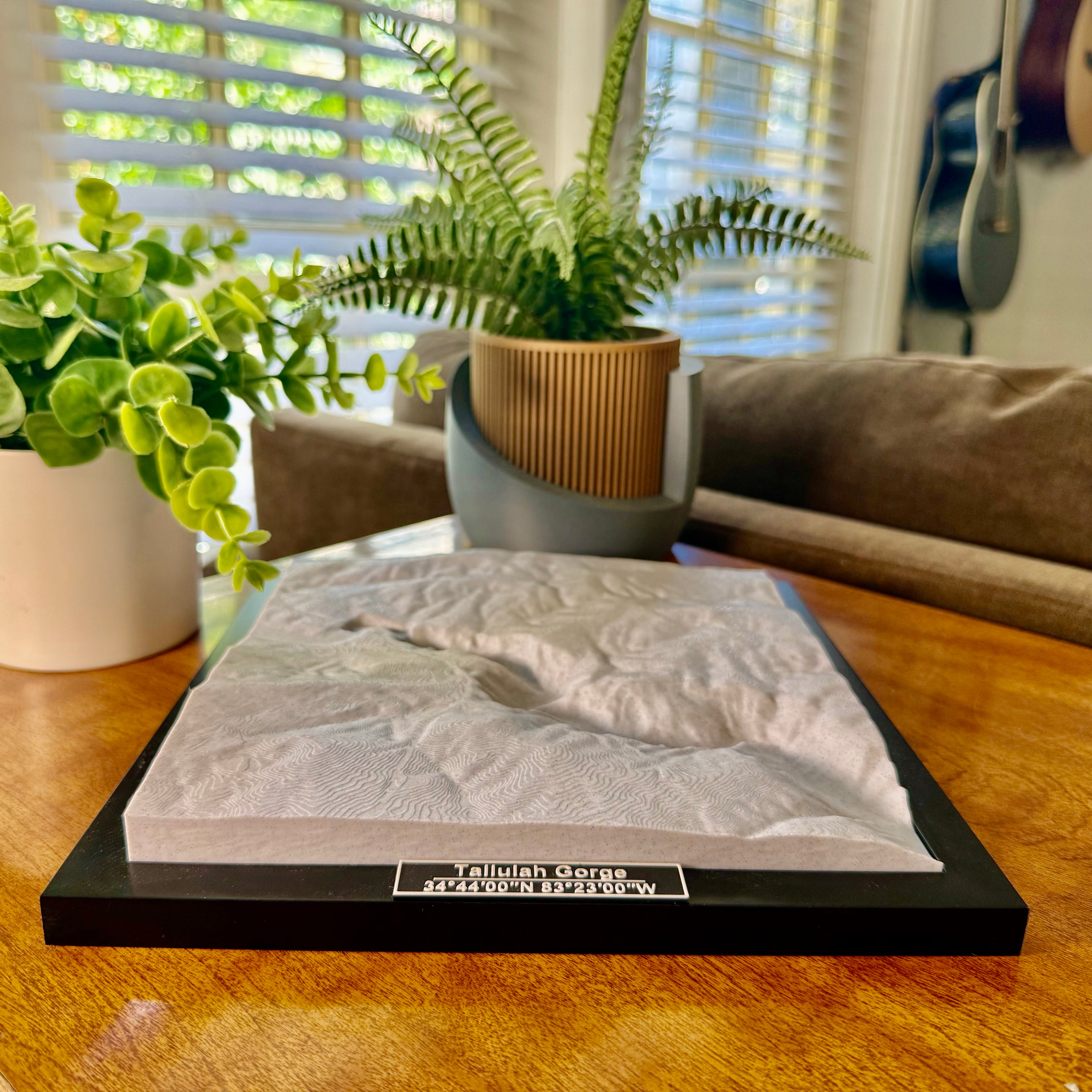 Tallulah Gorge State Park 3D Topographic Model